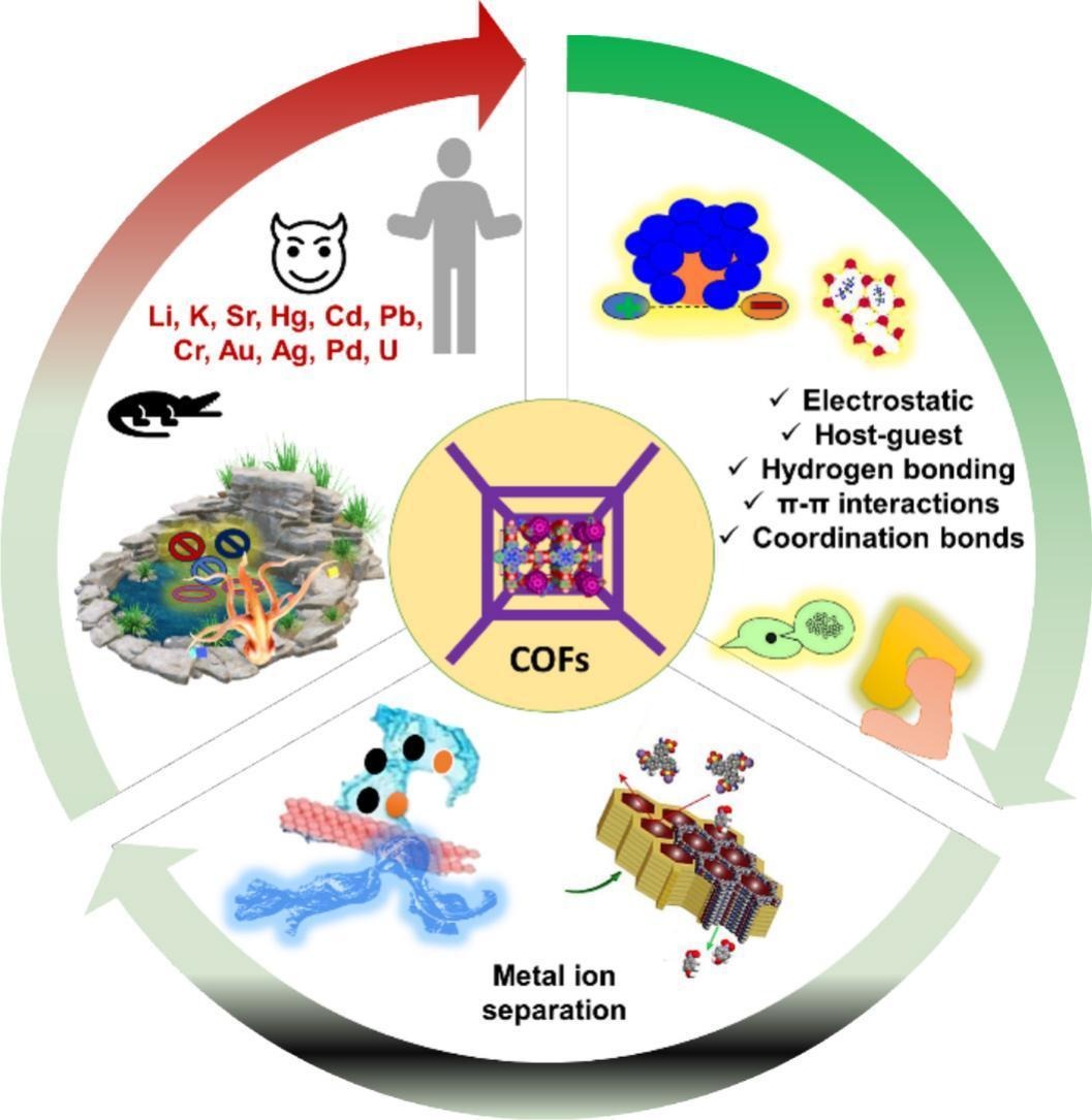Engineered covalent organic frameworks (COFs) for adsorption-based metal separation technologies: A critical review. 